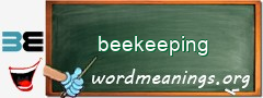 WordMeaning blackboard for beekeeping